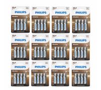 Pack 48 Batterie Philips Alkaline AA Stilo LR6A4B/10 1.5V Lunga Durata Mignon