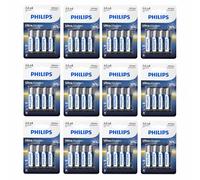 Pack 48 Batterie Philips Ultra Alkaline AA Stilo LR6A4B/10 1.5V Extra Durata