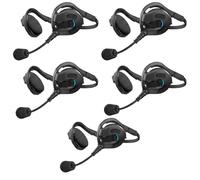 Pack 5 cuffie Bluetooth Sena Expand Mesh Cinque cuffie wireless con intercom Mesh, audio HD e riduzione avanzata del rumore ambientale che facilitano