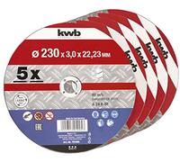 PACK 5 DISCOS CORTE METAL 230X3X22,23MM - NUOVO
