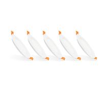 LEDKIA LIGHTING Pack 5 Downlight LED 18W Circolare Faretti Led Incasso per Soffitto Foro Ø 205 mm 5000K Bianco Freddo