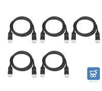 Pack 5 DP Maschio Maschio 8K 4K UltraHD Audio 150cm DisplayPort Led Dell Lenovo