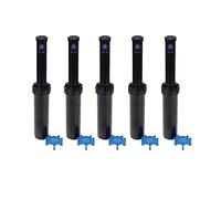 [Pack 5] Irrigatore pop-up a turbina 3504-PC, Rain Bird - Irrigatori per irrigazione prato - Irrigatori a turbina settoriali (40°-360º) di ½ di facile utilizzo per brevi e medi raggiungibili