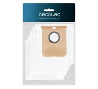 Cecotec Sacchetti Base Autosvuotamento Robot Aspirapolvere Pack 5 Conga Z100.Ricambio Originale, Grande Capacità, Chiusura Ermetica, Installazione Rapida, Igiene ottimale e manutenzione senza sforzo