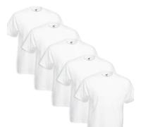 PACK 5 T-SHIRT UOMO FRUIT OF THE LOOM MAGLIETTA MANICA CORTA MAGLIA COTONE