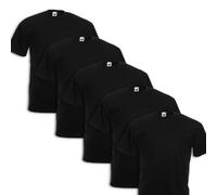 PACK 5 T-SHIRT UOMO FRUIT OF THE LOOM MAGLIETTA MANICA CORTA MAGLIA COTONE