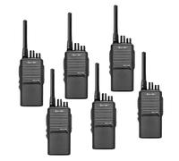 Pack 6 Cleyver Talk 55 Pro Confezione da 6 robusti walkie-talkie, progettati per comunicare al 100% in ambienti difficili.