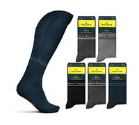 Pack 6 Paia Calze Uomo Navigare Caldo Cotone Lungo 5 Modelli (Pack 6 Paia Art.215 - Unica 40/46)