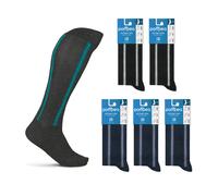 Pack 6 Paia Calze Uomo POMPEA Caldo Cotone Lungo 7 Modelli