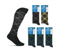 Pack 6 Paia Calze Uomo POMPEA Caldo Cotone Lungo 7 Modelli