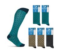 Pack 6 Paia Calze Uomo POMPEA Caldo Cotone Lungo 7 Modelli
