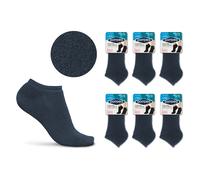 Pack 6 Paia Fantasmini Donna POMPEA Caldo Cotone Interno Spugna
