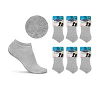 Pack 6 Paia Fantasmini Donna POMPEA Caldo Cotone Interno Spugna
