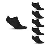 Enrico Coveri (6 Paia Calzini Uomo, Pariscarpa, Traspiranti, in Morbido Cotone Mercerizzato, Punta e Tallone Rinforzati con Silicone Anti-Slip, Certificati OEKO-TEX, Nero, 35-38, Made in Italy