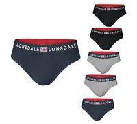 Pack 6 Paia Slip / Boxer LONSDALE Cotone Elasticizzato
