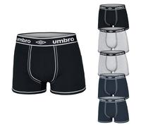 Umbro Pack 6 Paia Slip/Boxer Assortito Cotone Elasticizzato Art.713/714 (6 Paia Boxer Art.714-3 / S)