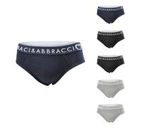 Pack 6 Paia Slip / Boxer Uomo BACI E ABBRACCI Cotone Elast. Art.102/103