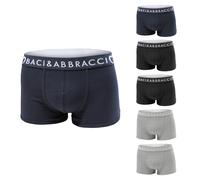 Pack 6 Paia Slip / Boxer Uomo BACI E ABBRACCI Cotone Elast. Art.102/103