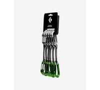 Pack 6 rinvii Black Diamond Litewire Quickpack 12 cm verde grigio