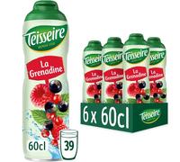 Pack 6 Sciroppo Grenadine Teisseire - 6 x 60 cl