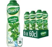 Pack 6 Sciroppo Menta verde Teisseire - 6 x 60 cl