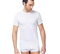 Pack 6 T-Shirt Uomo NOTTINGHAM Bianco / Assortito Cotone Art.700 ( 6 T-Shirt Bianco Scollo V - 5 / L)