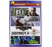 Pack Acción 1: 2012, District 9, Green Hornet, El Libro De Eli *** Europe Zone ***