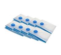 Pack and Move - Set di 8 custodie sottovuoto, taglia S 50 x 70 cm, borsa a compressione - indumenti, maglione invernale - piccolo formato - chiusura lampo