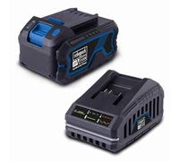 Pack batterie 4Ah + chargeur 4,5A - SCHEPPACH - 20V IXES - SBSK4.0 - Batterie et chargeur universels pour toute la gamme 20V IXE