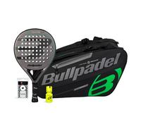 Pack Bullpdel Game Ctr Grigio Borsone Nero Dry Grip Black