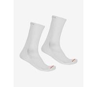 Pack calze Castelli A/C 18 bianco (2 paia) - S-M
