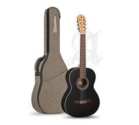 Pack chitarra Alhambra Black Satin Plus + custodia (senza elettrificare)