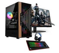 Pack Completo PC Gaming PC Racing Cosmo - AMD Ryzen 5 5500 | RTX 3050 6GB | 16 GB RAM | 1 TB SSD | Schermo 24 | Windows 11 Pro - Nouvo
