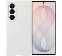 Samsung Silicone Magnet Case cover magnetica in silicone con tecnologia Magnetic Power Profile per Galaxy Z Fold8 Ultra, 2 pellicole schermo anteriore incluse, Cream