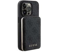 Pack Cover per iPhone 14 Pro Max MagSafe Saffiano Motivo 4G e Powerbank 5000mAh - Nouvo