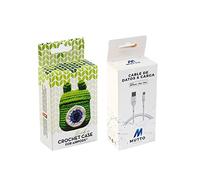 Pack Custodia Airpod Crochet Ricky + Cavo dati USB-Lightning MFI