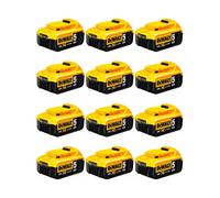 Pack da 12 batterie DeWALT DCB184P12 (18V - 5,0 Ah)