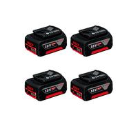Pack da 4 bateras BOSCH GBA (18V - 5,0 Ah)