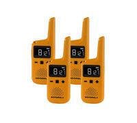 Pack da 4 Motorola TLKR T72 Un pack di 4 walkie-talkie senza licenza, compatti e resistenti, per comunicazioni affidabili.