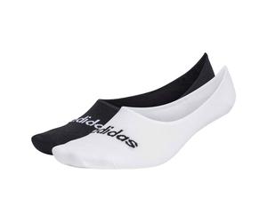 Pack De 2 Calcetines Adidas Invisibles Ht3448 Unisex Xs XS Bianco