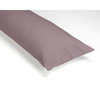 Pack de 2 fundas de almohada de algodón orgánico color néctar. Acabado en doble pespunte.