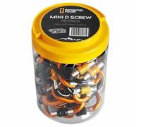 Pack de 40 unidades mosquetón MINI D rosca