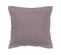 Pack de dos fundas de cojín de algodón orgánico color néctar. Acabado en doble pespunte.