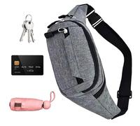 Pack de taille en marche - sac de balle de voyage en plein air léger sac de bande de randonnée de grande capacité | sangle réglable avec fermeture éclair Sicuré, Organizer confortable, grigio, Se