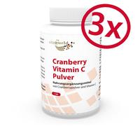 Pack di 3 Mirtillo Rosso 400mg + Vitamina C 540 Capsule Vita World Farmacia