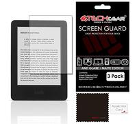 [Pack di 3] TECHGEAR® Pellicola di protezione di schermo opaco/Anti-riflesso con panno di pulizia e scheda di applicazione per Amazon Kindle con schermo 6 pollici - Si adatta su tutto nuovo Kindle con touch (2014) & Kindle Touch (2011)