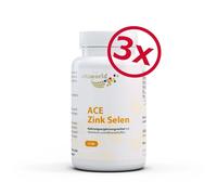 Pack di 3 Vita World ACE Zinco+Selenio 3 x120Cap Veg Integrate con Vit A,C ed E