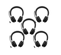 Pack di 5 Jabra Evolve2 65 Stereo USB-C MS Nero Pack da 5 cuffie wireless professionali Jabra Evolve2 65 Stereo con USB-C e certificazione Microsoft