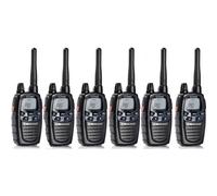 Pack di 6 Midland G7L PRO Pack di 6 walkie-talkie dual-band (LPD e PMR446) per comunicazioni gratuite al 100% in team!