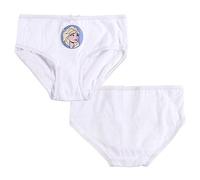 Pack di Mutande Bambina di Frozen - Colore Blu e Bianco - 3 unità - Taglia da 6 a 8 Anni - Mutandine Bambina in Cotone - Prodotto Originale Disegnato in Spagna